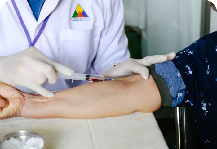 Disease detection, check up in the laboratory